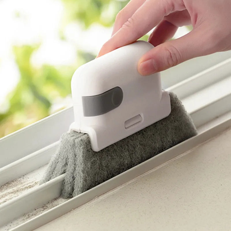 Multi-Purpose Window Groove Cleaning Brush – Door Gap, Keyboard & Kitchen Slot Cleaner Tool